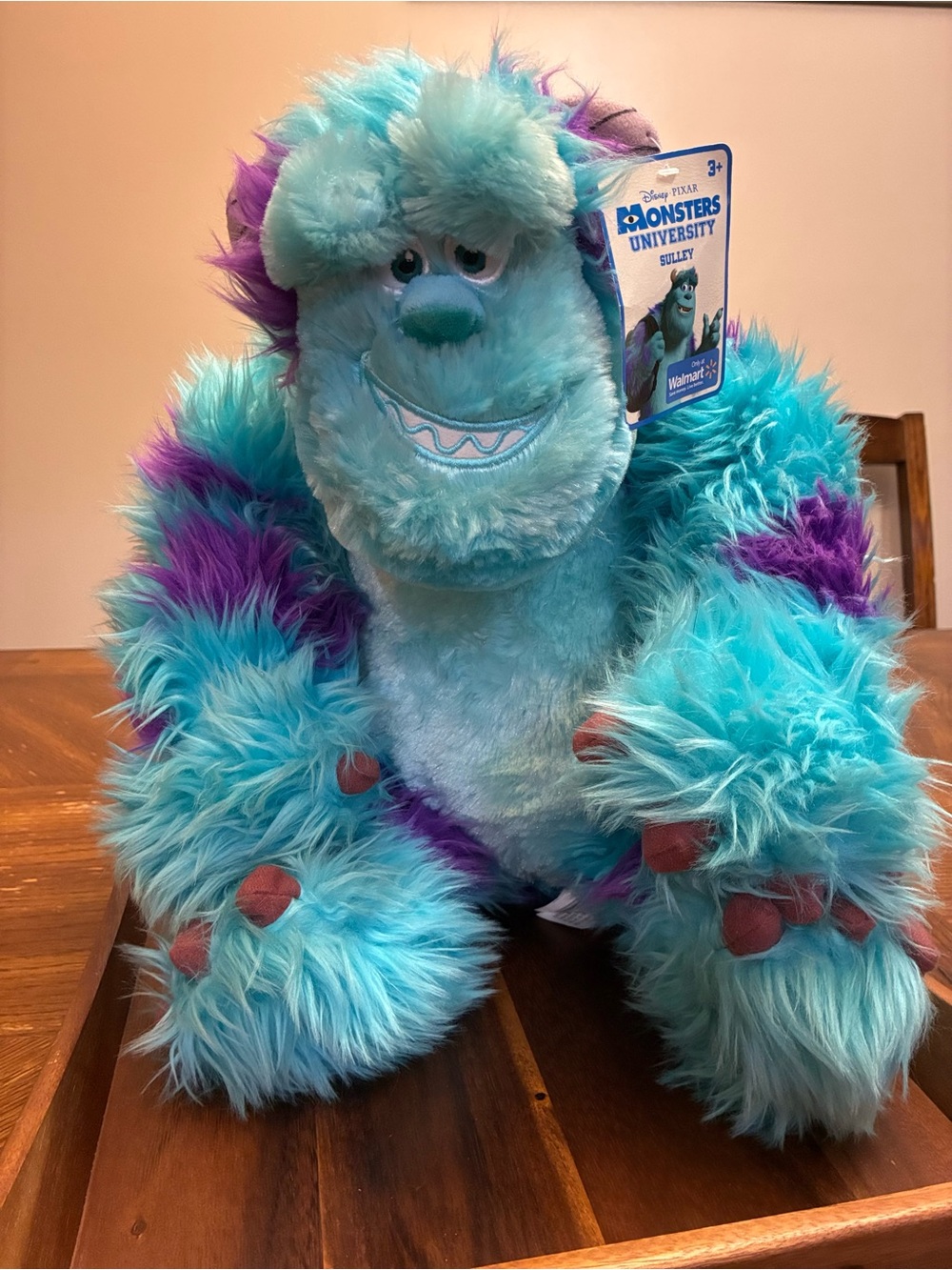 Disney Monsters University Sulley Plush - Turquoise & Purple